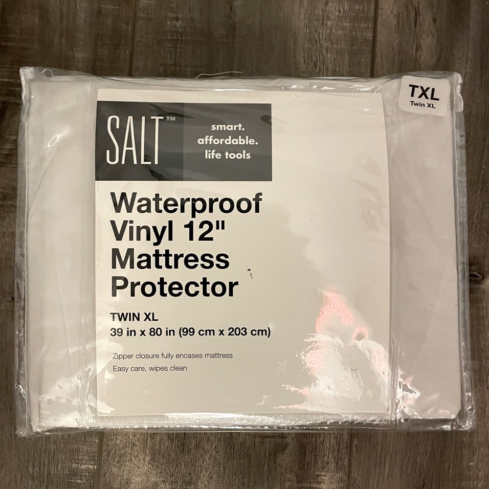 SALT™ Vinyl Waterproof Twin XL Mattress Cover